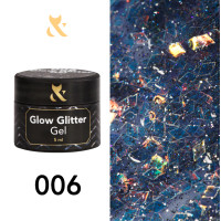 F.O.X Glow Glitter Gel 006