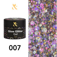 F.O.X Glow Glitter Gel 007