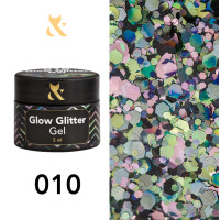 F.O.X Glow Glitter Gel 010