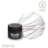 Milano Spider gel Гель паутинка Gold