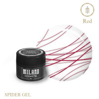 Milano Spider gel Гель паутинка Red