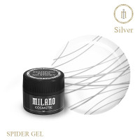 Milano Spider gel Гель паутинка Silver