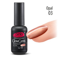 PNB Магнитный гель лак Glow Gems PNB 03 Opal