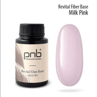 PNB UV/LED Revital Fiber Base, Milk Pink, HEMA FREE 30мл