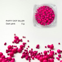 Puffy Dot Siller DARK PINK, 5g (бусинки для декора)