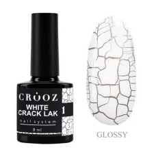 Crooz Гель лак Crack lak 8мл 1 White