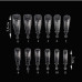 Crooz Верхние формы Nail Forms Snake for design 1 Миндаль