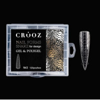 Crooz Верхние формы Nail Forms Snake for design 3 Стилет