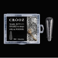 Crooz Верхние формы Nail Forms Snake for design 4 Балерина
