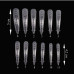 Crooz Верхние формы Nail Forms Snake for design 7 Удлиненный миндаль