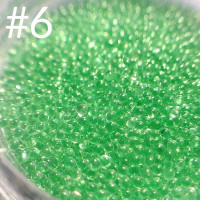 Бульонки для ногтей салатовые 6
