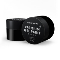 NAILSOFTHEDAY Premium gel paint Black wipe