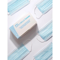 Medicom Safe-mask Еcomony Медицинские маски голубые