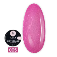 Saga cover base Shimmer 15мл 05