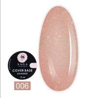 Saga cover base Shimmer 15мл 06