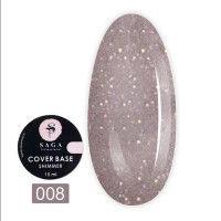 Saga cover base Shimmer 15мл 08