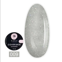 Saga cover base Shimmer 15мл 09
