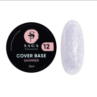 Saga cover base Shimmer 15мл 12