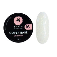 Saga cover base Shimmer 15мл 16