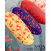 Saga Top Leaf red