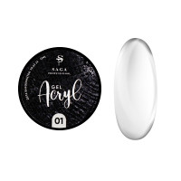 Saga Professional Гель для нарощення Acryl gel 13мл 01
