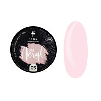 Saga Professional Гель для нарощення Acryl gel 13мл 03