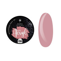 Saga Professional Гель для нарощення Acryl gel 13мл 06
