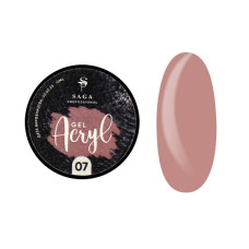 Saga Professional Гель для нарощення Acryl gel 13мл 07