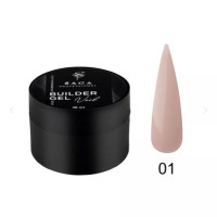 Saga Builder gel Veil 30мл 01 Cover Pink
