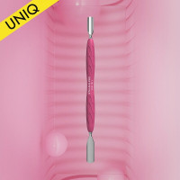 Staleks PRO Лопатка маникюрная Gummy с силиконовой ручкой UNIQ 10 TYPE 1 пушер