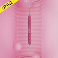 Staleks PRO Лопатка маникюрная Gummy с силиконовой ручкой UNIQ 11 TYPE 2 пушер