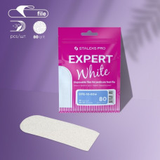 Staleks PRO Сменные файлы белые для терки педикюрной EXPERT 10 180грит 30шт