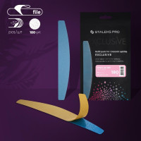 Staleks PRO Сменные файлы для пилки полумесяц EXCLUSIVE 42 180грит 50шт
