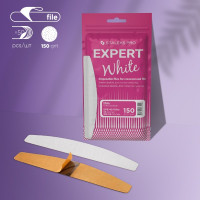 Staleks PRO Сменные файлы белые для пилки полумесяц EXPERT 42 150грит 50шт