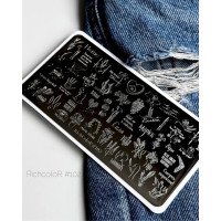 Пластина для стемпинга RichColor RR 102