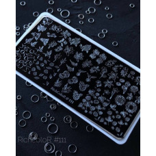 Пластина для стемпинга RichColor RR 111