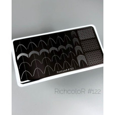 Пластина для стемпинга RichColor RR 122