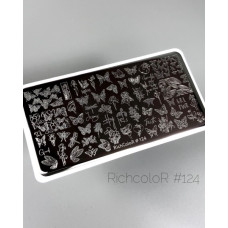 Пластина для стемпинга RichColor RR 124