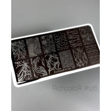 Пластина для стемпинга RichColor RR 126