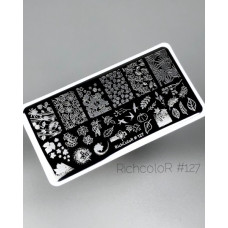 Пластина для стемпинга RichColor RR 127