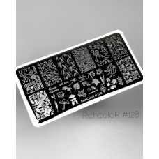 Пластина для стемпинга RichColor RR 128
