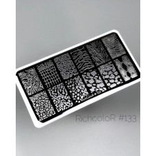 Пластина для стемпинга RichColor RR 133