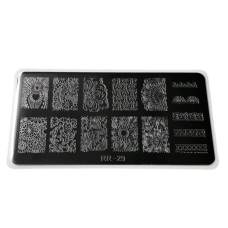Пластина для стемпинга RichColor RR 29