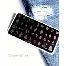 Пластина для стемпинга RichColor RR 47