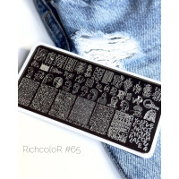 Пластина для стемпинга RichColor RR 65