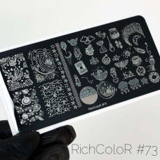 Пластина для стемпинга RichColor RR 73