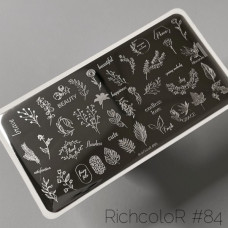 Пластина для стемпинга RichColor RR 84