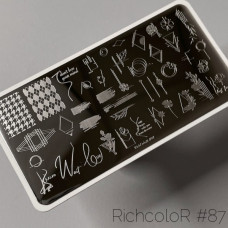 Пластина для стемпинга RichColor RR 87