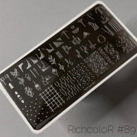 Пластина для стемпинга RichColor RR 89
