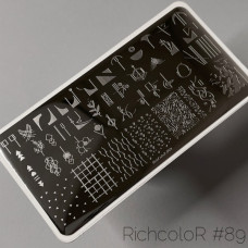 Пластина для стемпинга RichColor RR 89